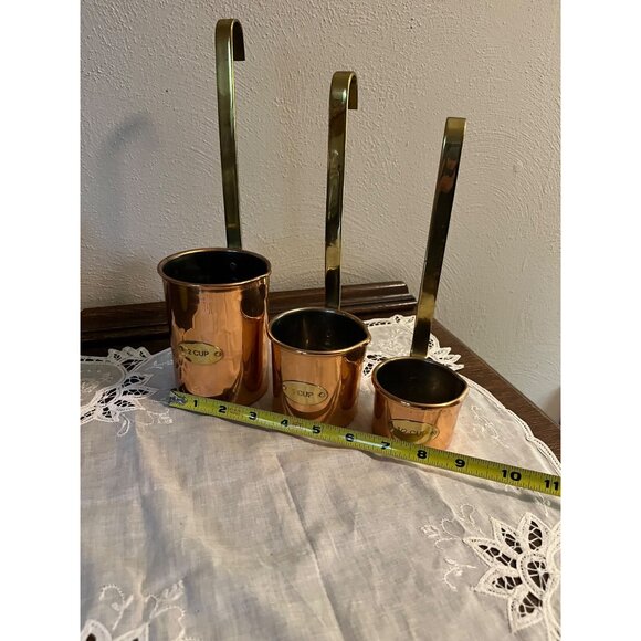 Vintage Copper and Brass Ladles - Picture 3 of 4